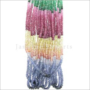 Multi Precious Beads Rondelle Faceted (B Grade)