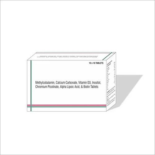 Cyanocobalamin Tablet Ingredients: Calcium Carbonate