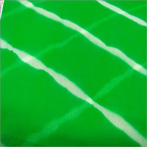 Chiffon Fabrics - 100 Gsm, 45 Inches Wide, Turquoise Striped Design | Soft, Smooth Touch, Colorfast Finish