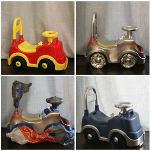 Plastic Toys Spray Painting