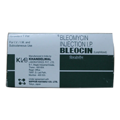 Bleomycin Injection - Liquid Formulation For Treatment Of Multiple Cancers | Non-toxic, Longer Shelf Life, Airtight Packaging, Effective Dosage As Per Doctor's Guidance
