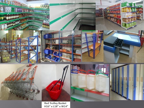 Supermarket Display Rack Manufacturer Capacity: Up To 80 Kg Kg/Hr