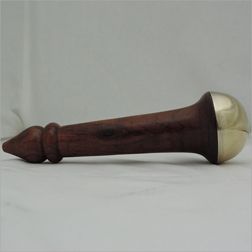 Bronze Detox Foot Massager - Teakwood Handle, 6.6 Inches | Lightweight, Rust and Termite Proof, Superior Finish
