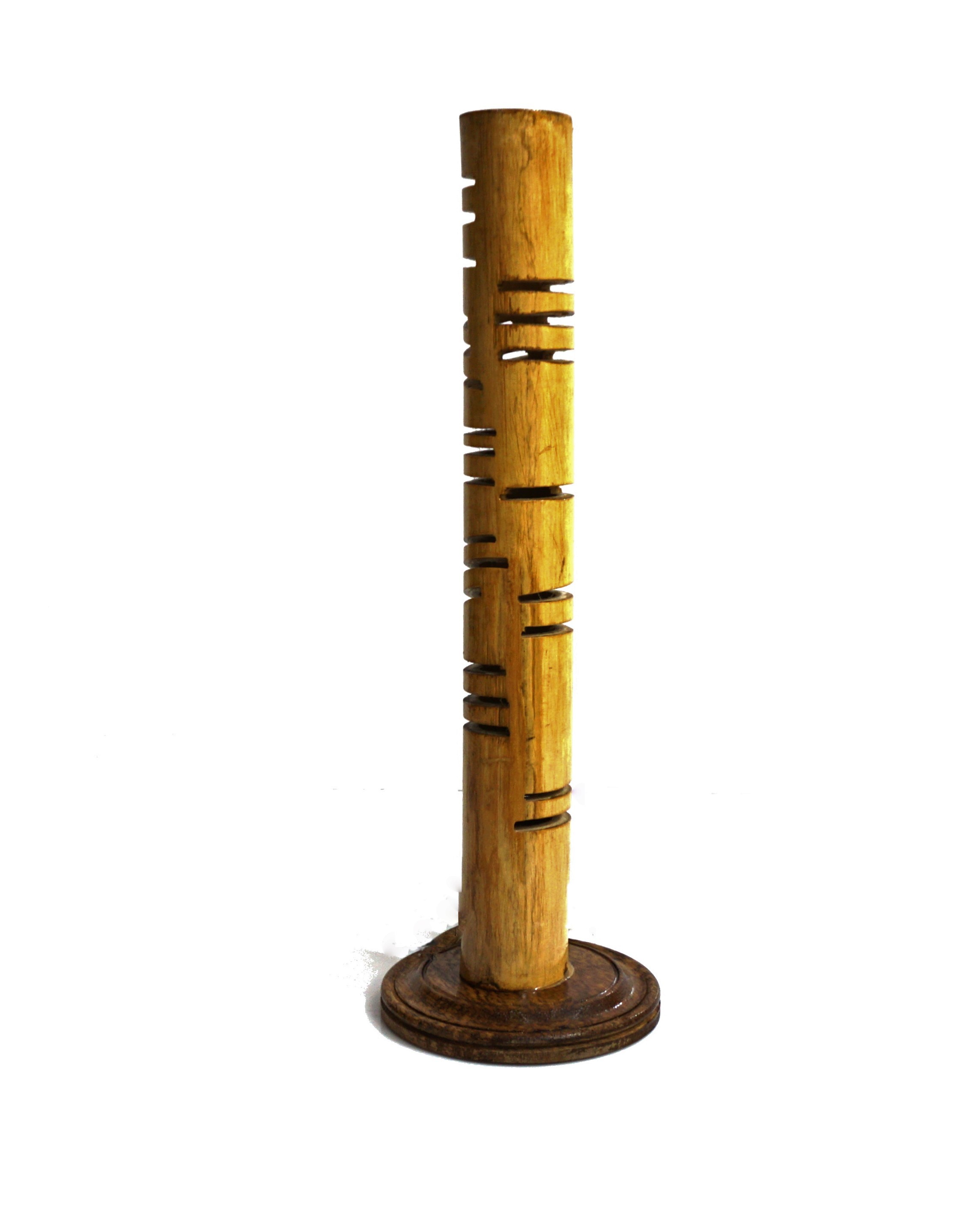 Non Toxic Bamboo Table Thin Led Lamp