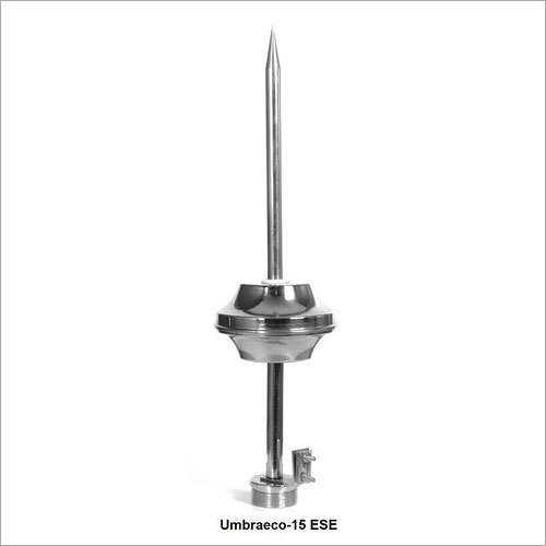 Umbraeco ESE Lightning Arrester - Stainless Steel, 1.5m Height, 10mm Diameter, 30m Protection Radius | Easy to Install, Sturdy and Durable, Resistant to Breakage