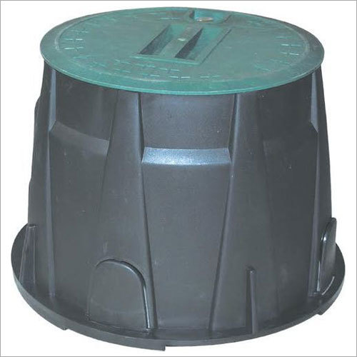 FRP Earth Pit Chamber - 600mm Diameter, 450mm Height, Green Color | Sturdy, Breakage Resistant, Easy to Mount, 1000kg Load Bearing Capacity