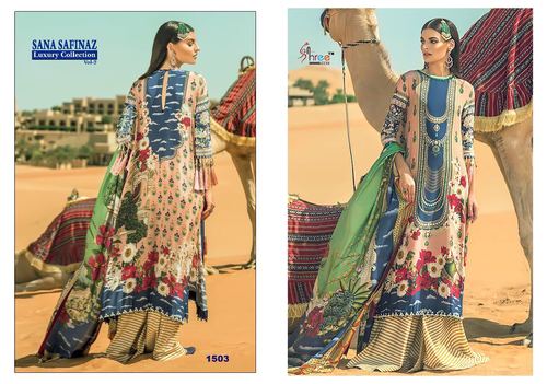 Salwar Kameez - Linen Material, Customized Size , Multi Color Printed Design for All Seasons with Full Sleeves and Washable Features