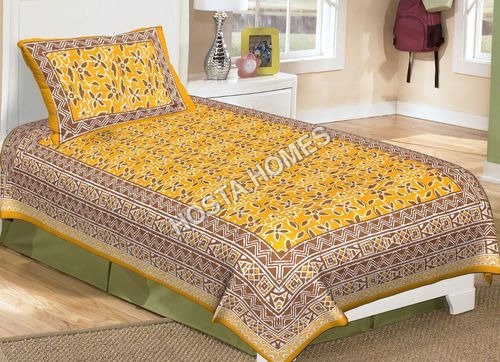 Multi Single Bed Bedsheet Rajwara Print