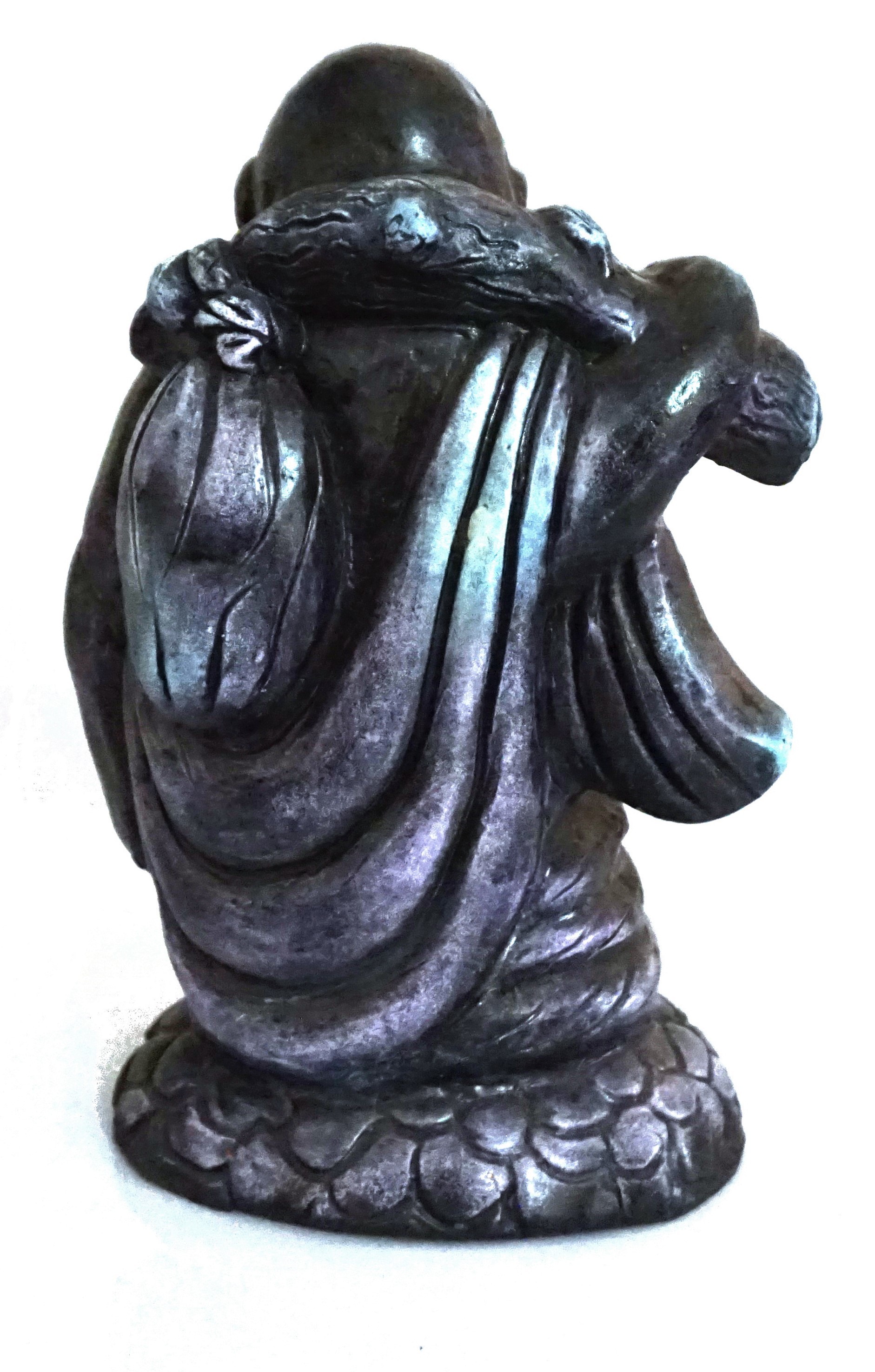 Gray Laughing Buddha