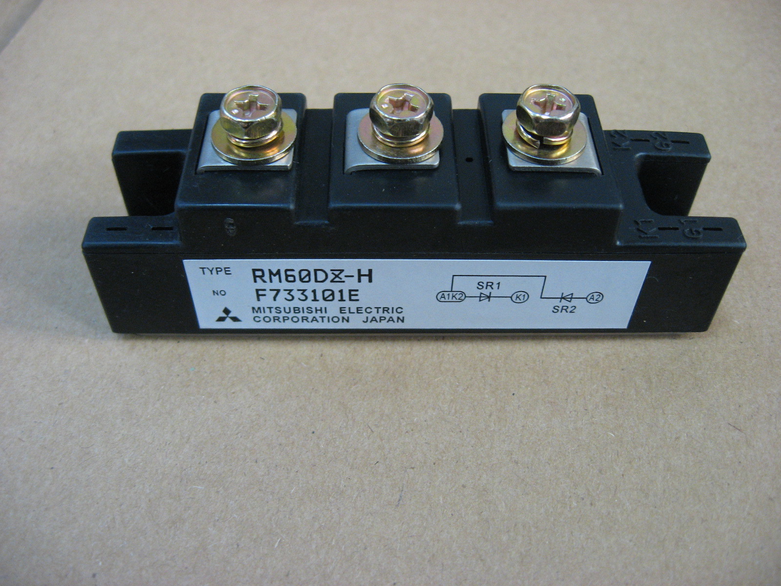 Black Mitsubishi Scr Diode Module Rm50ca-12f
