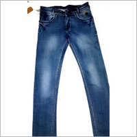 Men Plain Blue Jeans