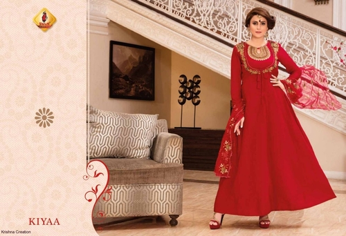 Red Ladies Fancy Kurti
