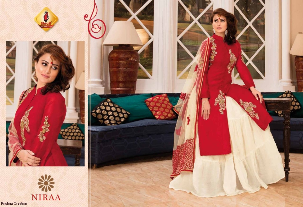 Red Ladies Fancy Kurti