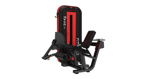 PRONE LEG CURL - Steel | 1370x1309x1653 MM, Red, 260 KG, Leg Strengthening, Muscle Building, Hamstring Toning, Durable Design, Easy Operation