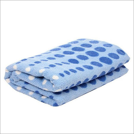 Bath Towels - 500g 50x100cm Cotton, Blue | Stylish Patterns, Soft Texture, Machine Washable & Dryable, Shrinkage Resistant