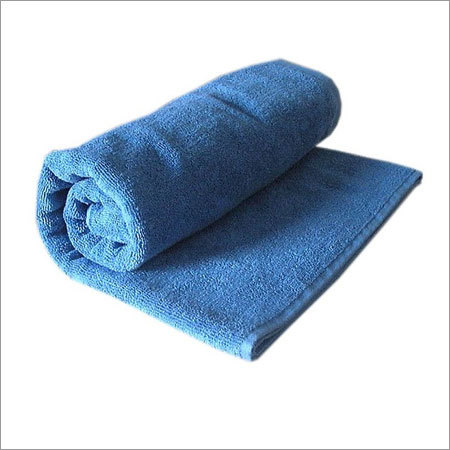 Bath Towels - 500g 50x100cm Cotton, Blue | Stylish Patterns, Soft Texture, Machine Washable & Dryable, Shrinkage Resistant