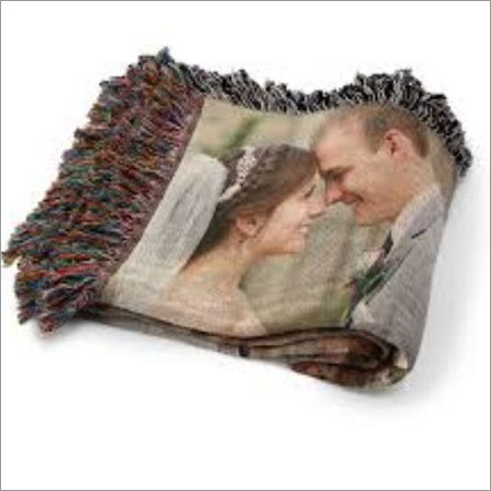 Mink Blanket - Polyester Material, 50x60 Inches, Cream Color | Lightweight, Soft Cotton Filling, Floral Pattern, Cozy & Foldable Winter Essential