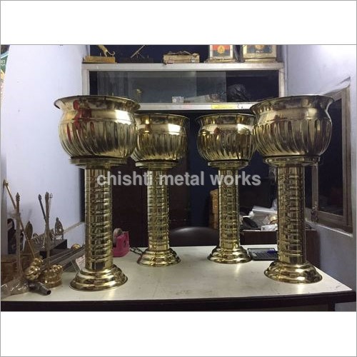 All Brass Flower Pot
