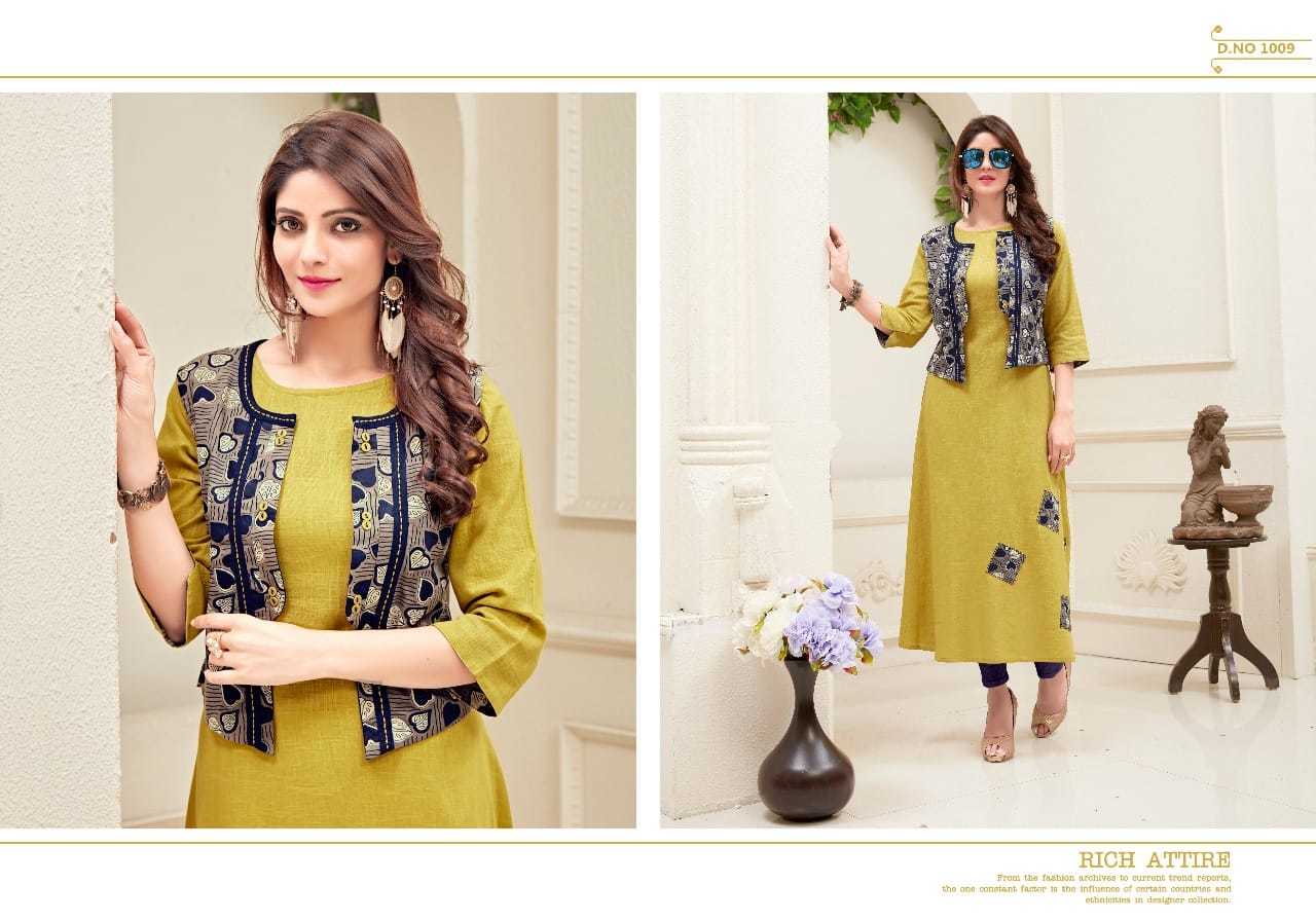 Fancy Cotton Kurti - Cotton Fabric, Sizes M-xl, Brown, 48-50 Inch Length | Stylish Design, Comfortable Fit, 12 Pieces