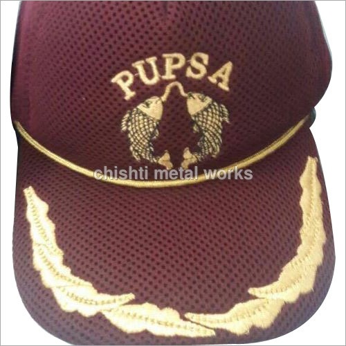 Military Cap - All-Material Construction | Brown Color, Designed for Military Personnel