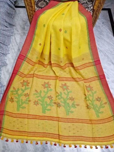 लीनन एक्सक्लूसिव साड़ी