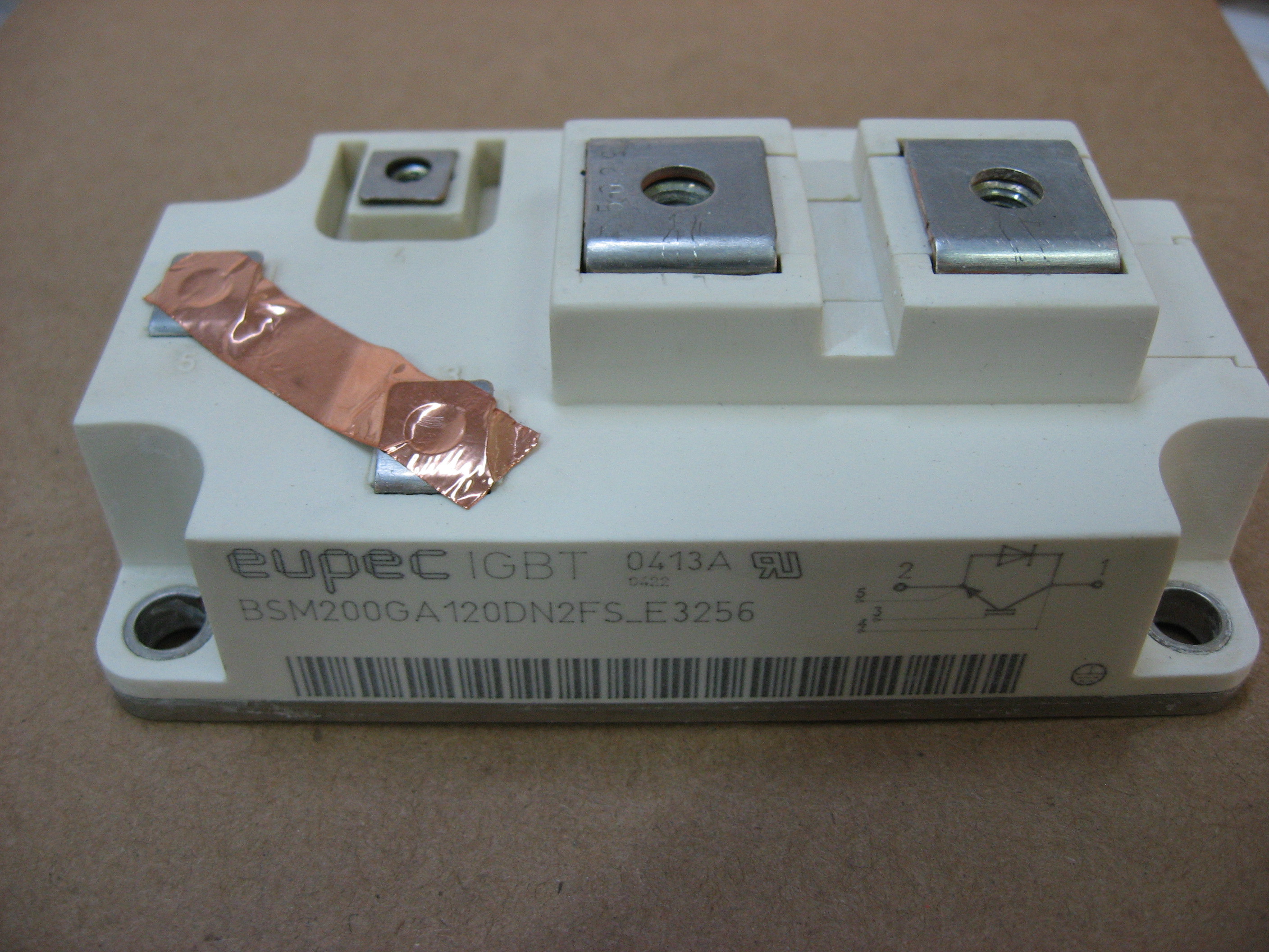 Infineon Eupec Igbt Module Bsm100gb60dlc - 1200v, 100a, 254x127x254mm | High Power Density, Ideal For Ups Switching And Variable Frequency Drives