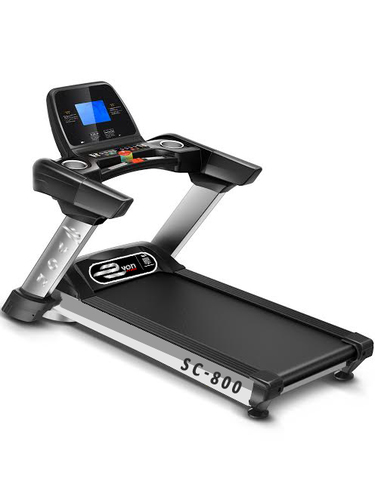 TREADMILL - 1956x1022x1393mm, 3HP AC Motor, 580x1480mm Belt | 7" LCD, 0-18% Incline, 1-20.8km/h Speed, Folding Design, MP3/USB Input, 12 Pre-set Programs