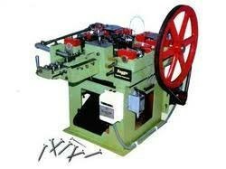 Automatic Wire Nails Making Machine - Steel, 150x80x100 Cm , Automation, High Speed 1000 Nails/min, Low Maintenance, Durable Design, Easy Operation  