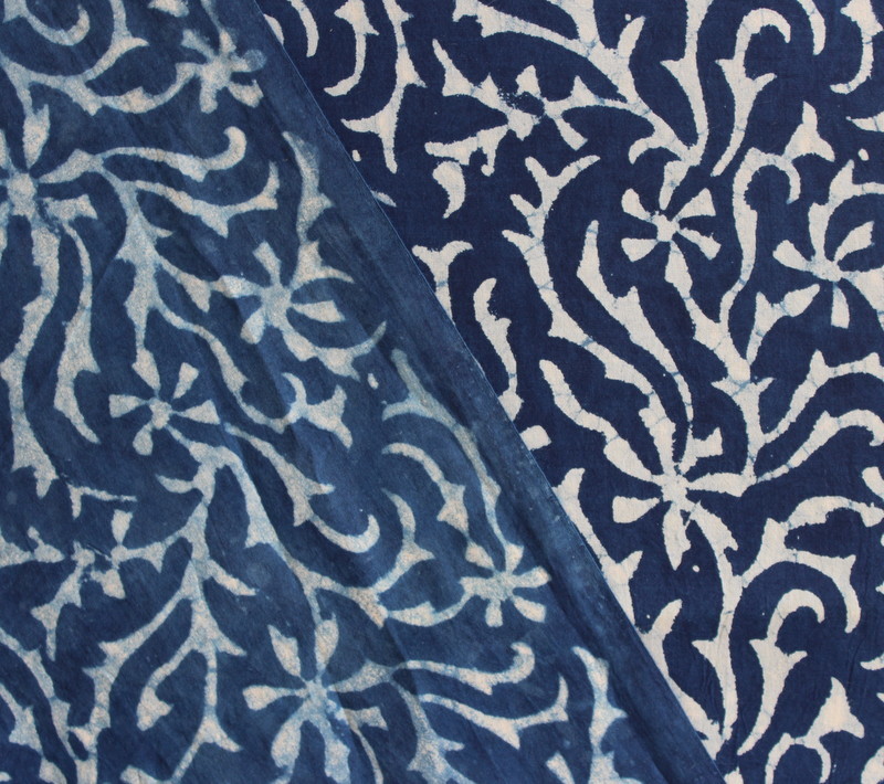 Handmade Printed Fabric - 100% Cotton, 60x60 Thread Count | Hand Block Printed, Light Weight, Soft Fabric For Clothing, Curtains, Quilting