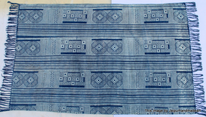 Indigo Blue Rug Length: 6 Foot (Ft)