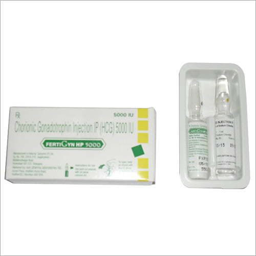 Fertigyn Hp Injection - Chorionic Gonadotrophin Ampoule, Variable Dosage | Infertility Treatment, Hormone Stimulation, Ovulation Induction, Testosterone Boost