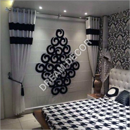 White And Black Curtain