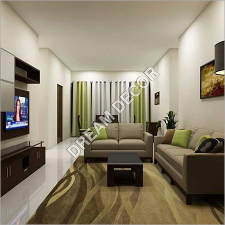 Brown Decorative Interior Curtain