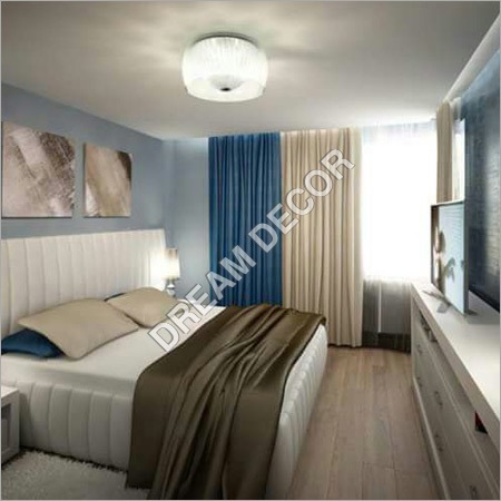 White Multiple Color Curtain
