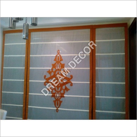 Grey Transparent Curtain