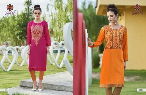 Multi Color Ladies Fancy Kurti