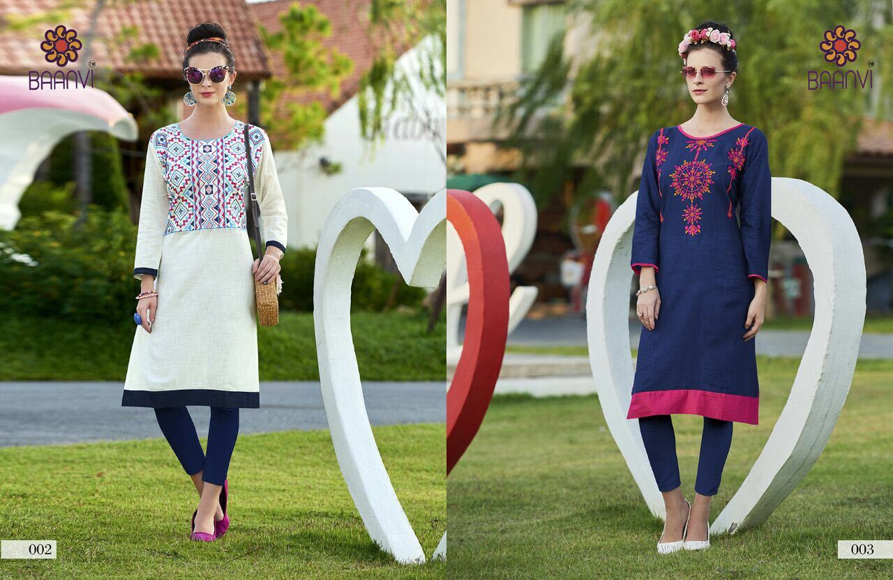 Multi Color Ladies Fancy Kurti