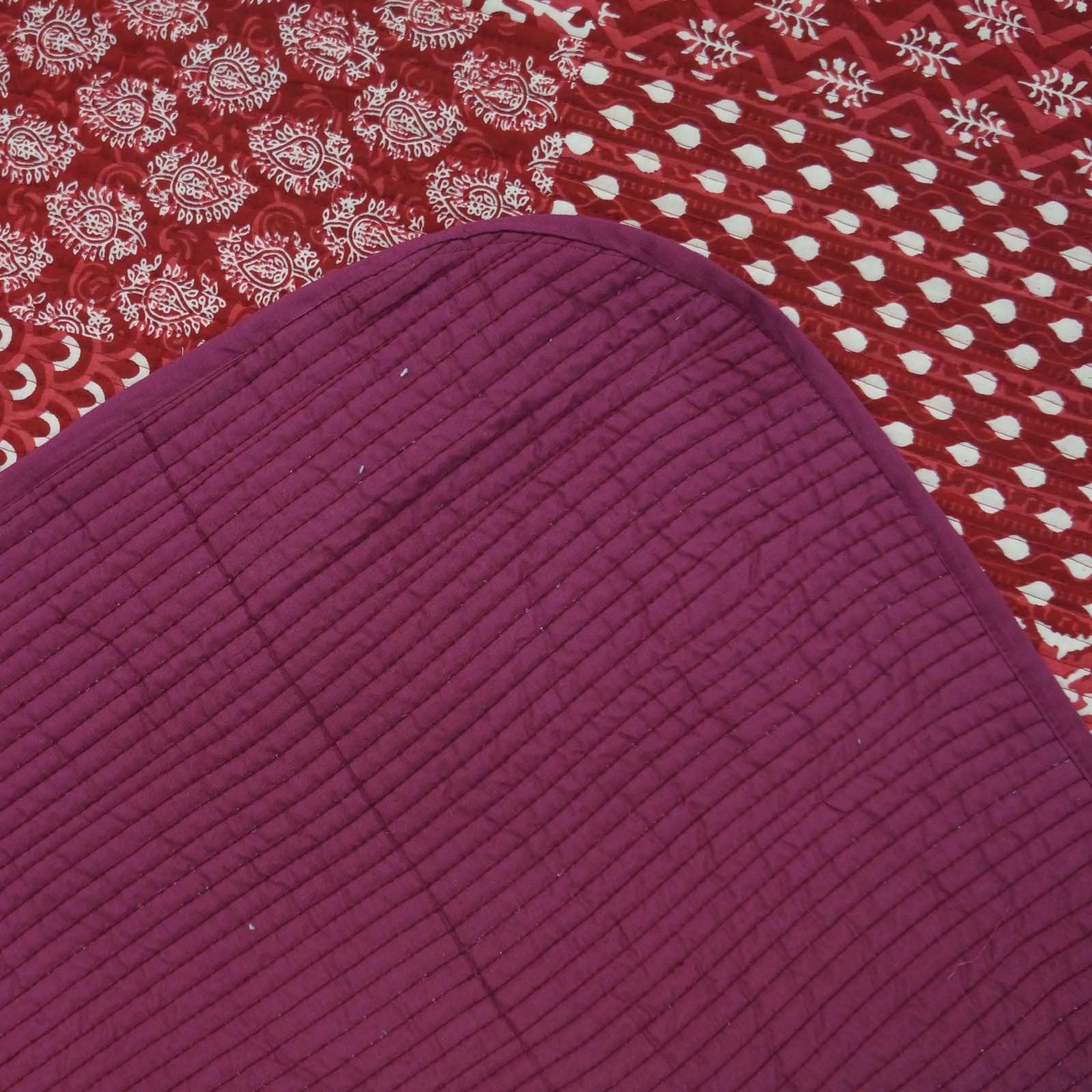 100% Cotton Machine Quilted Bedsheet