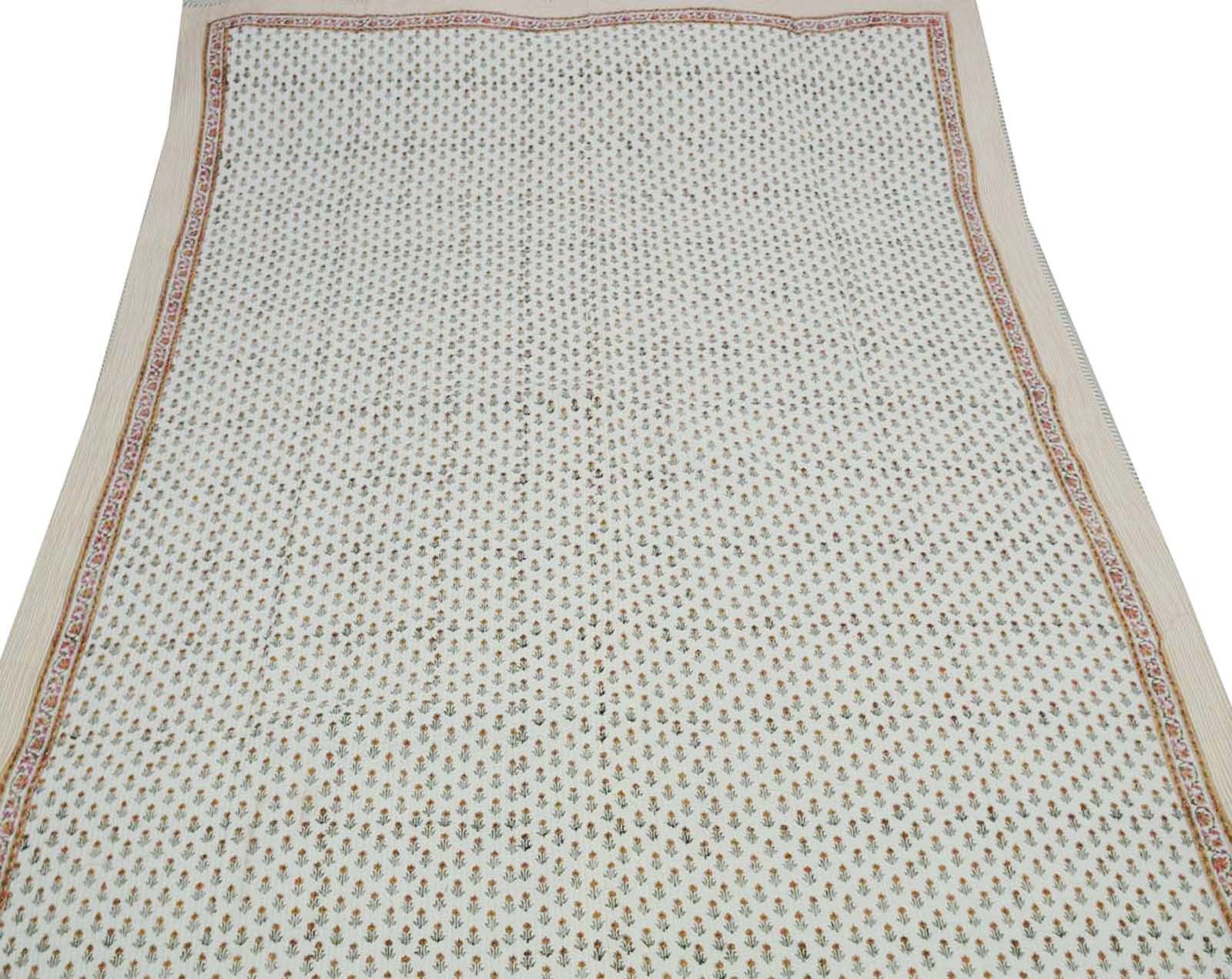 100% Cotton Machine Quilted Bed Spread