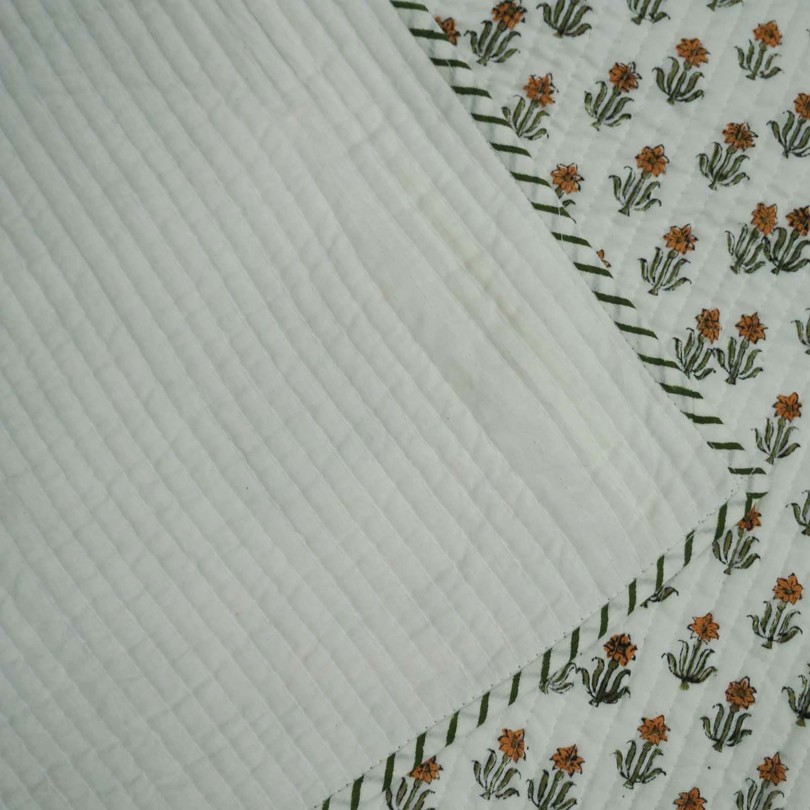 100% Cotton Machine Quilted Bed Spread