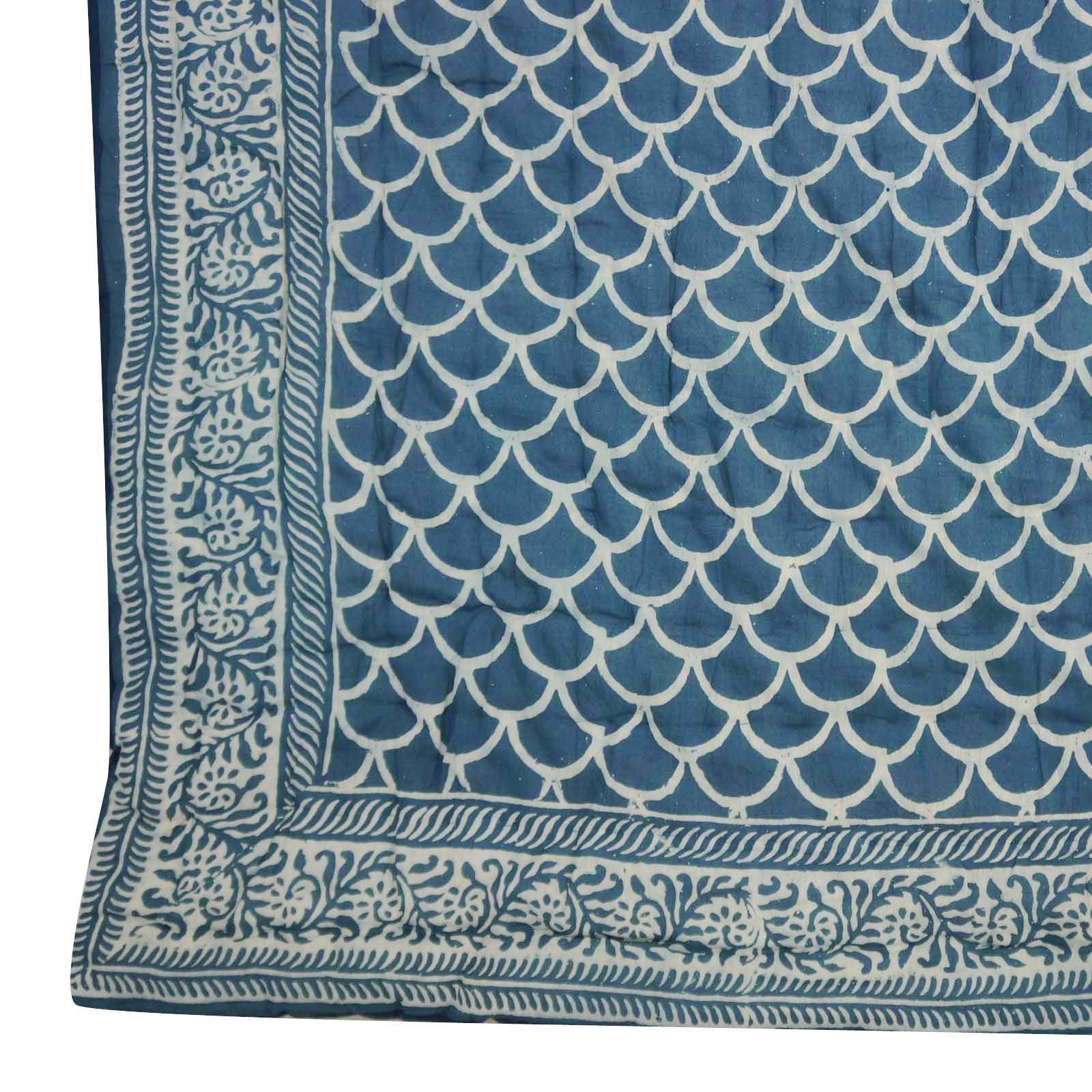 100% Cotton Block Print Jaipuri Razai
