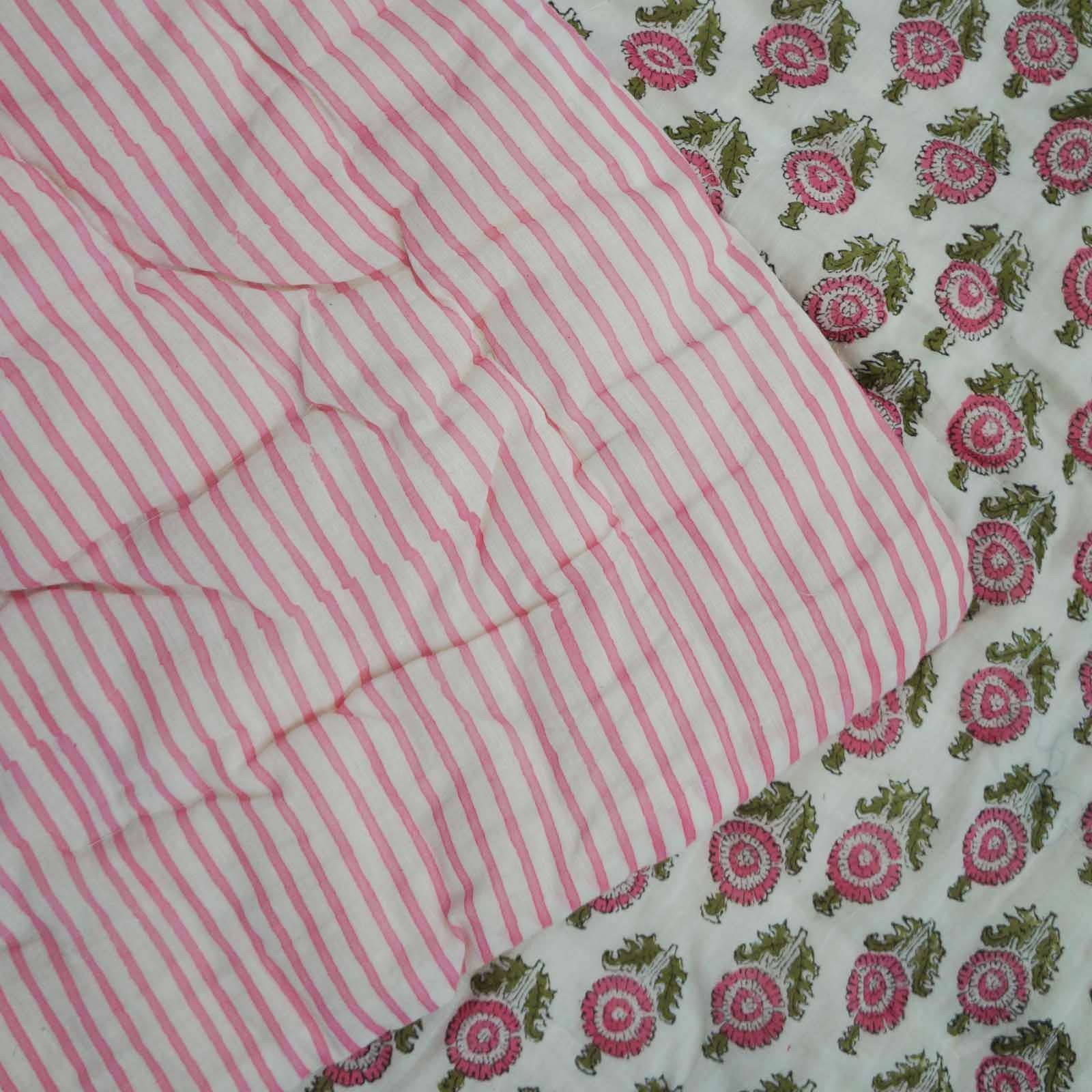 Cotton Printed Jaipuri Razai Size: Queen