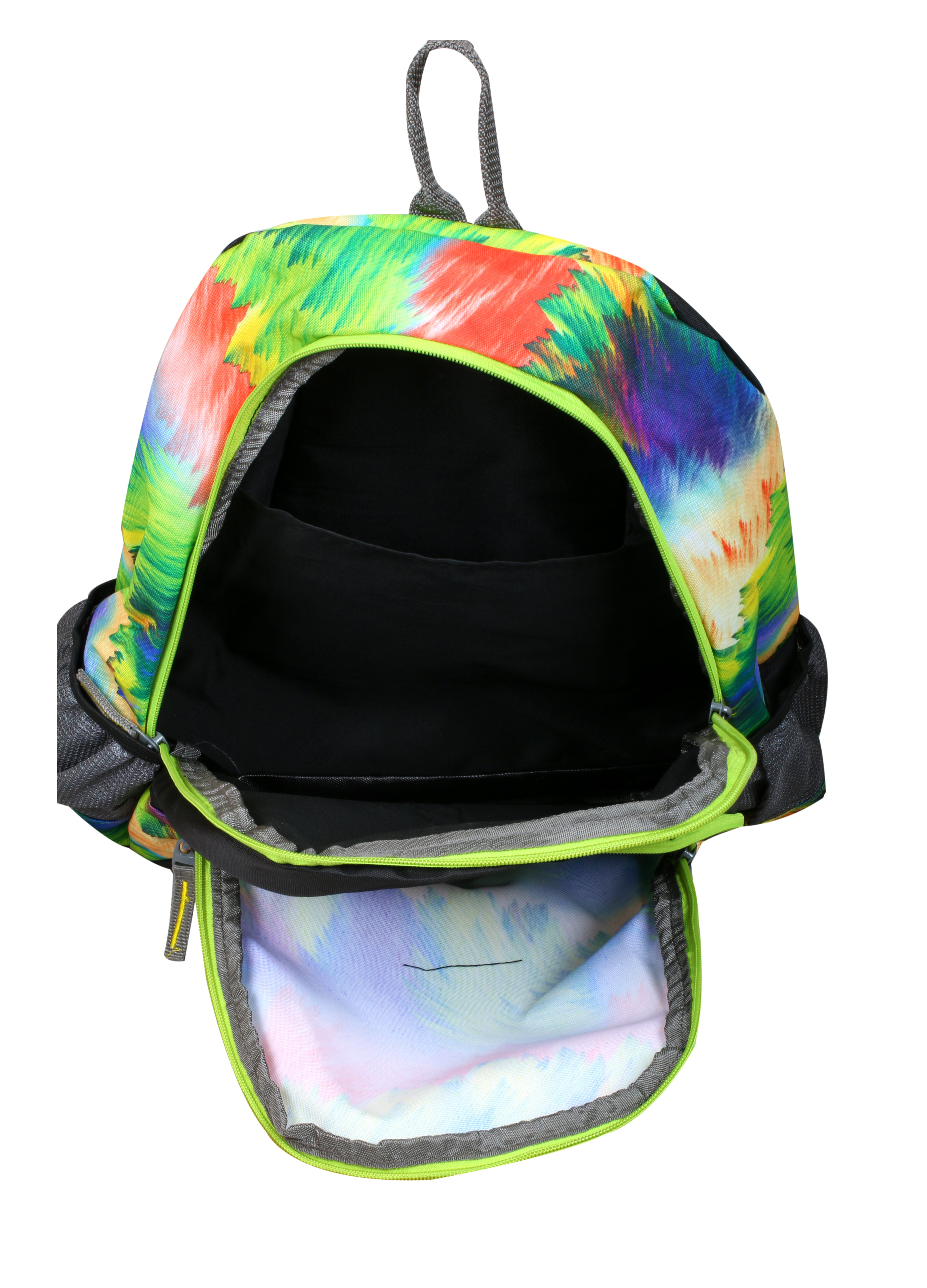 Spring Backpack - Waterproof Nylon, 44*15.5*32 Cm, Parrot Green | Customizable Design, Lightweight At 350 Grams