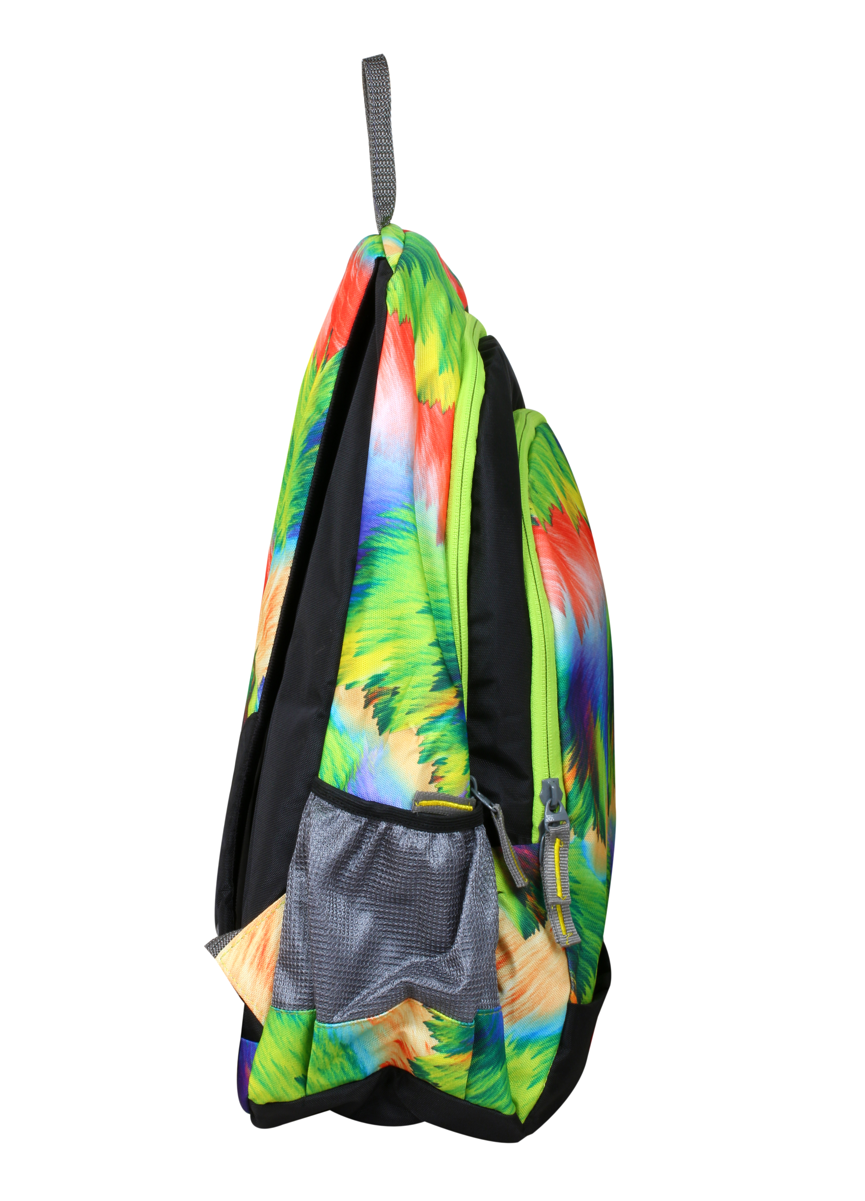 Spring Backpack - Waterproof Nylon, 44*15.5*32 Cm, Parrot Green | Customizable Design, Lightweight At 350 Grams