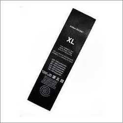 Satin Printed Label - Paper, 76.2-127 mm Length, Rectangle Shape | Designed for Apparel Branding, Custom Printing by Experienced Professionals