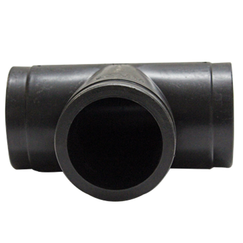 90mm Socket Equal Tee - Plastic, 90mm Size, Black Color | Female Connection, High-pressure Resistance, Temperature Resistant