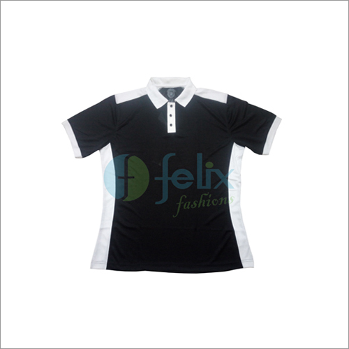 Dry Fit T-Shirt - Polyester, S-XXL, Black | Moisture-Wicking, Breathable Fabric, Quick-Drying, Comfortable Fit, Stylish Design, Professional Look