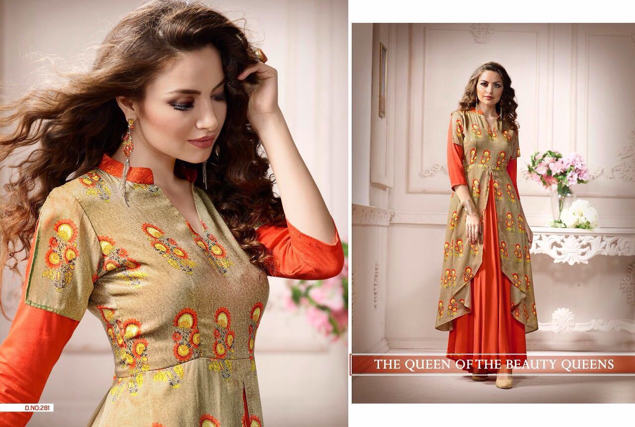 Ladies Fancy Kurti - Rayon Material, Customized Sizes From Xxs To Xxxl, Mustard Yellow Color | 3-4th Sleeve Style, Washable And Dry Cleanable, Perfect For All Seasons