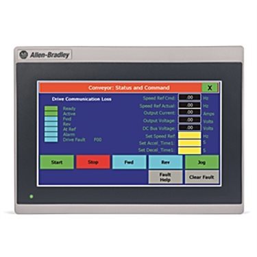 Human Machine Interface - 4" Touchscreen, 480 X 272 Wqvgaresolution, 128mb Flash/sdram, Serial & Ethernet Communication | 9w Power Consumption, Electric Power Source, 1 Year Warranty