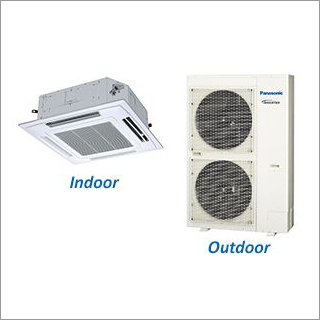 लुधियाना में सफेद और ग्रे कैसेट एयर कंडीशनर